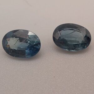 Natural Sapphire OV 7x5mm Sweet Blue 100Natural Blue Sapphire 1.90ct set of 2